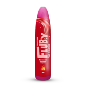 Lubrificante Bastão Flub.y HOT Morango com Champagne
